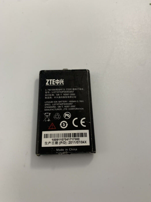 ZTE Li3710T42P3h553457 Replacement Mobile Phone Battery Genuine Original 1100 mA