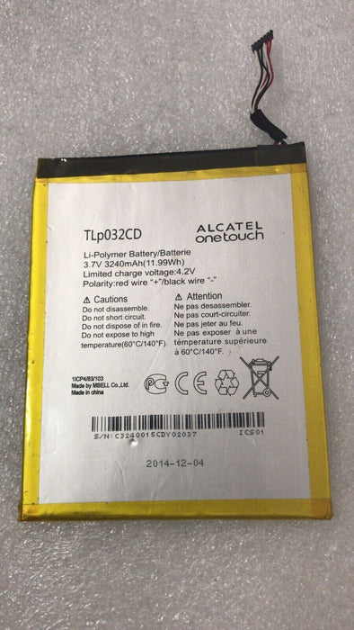 NEW Genuine Battery For ALCATEL onetouch TLp032CD 3.7V 3240mAh 1ICP4/83/103