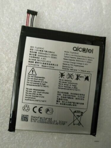 NEW Original Li-ion For Alcatel TLp030JC 9008D A3 XL battery 3.85V 3000mAh