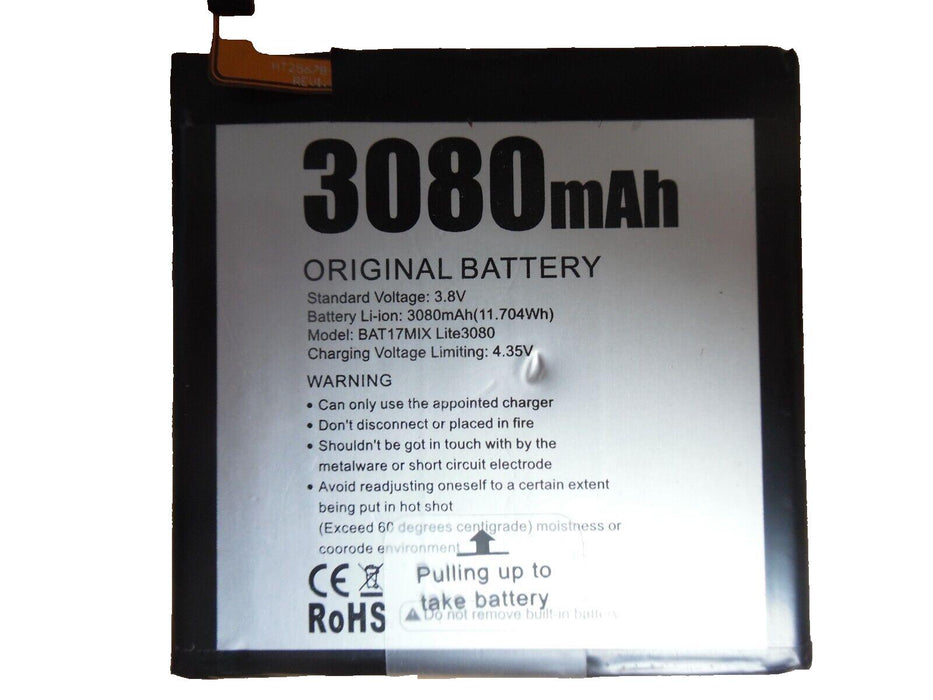 Battery for DOOGEE MIX Lite Battery 3680mAh