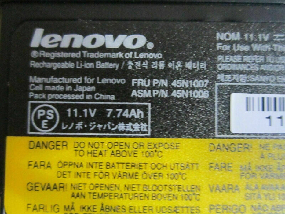 New Genuine Original Lenovo ThinkPad Laptop Battery T530 T430 W530 9cell 45N1007
