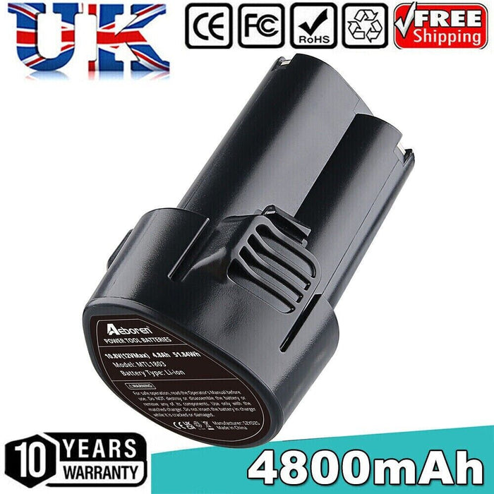 For Makita BL1013 BL1014 10.8V 4.8Ah Li-Ion Battery 194550-6 194551-4 LCT203 12V