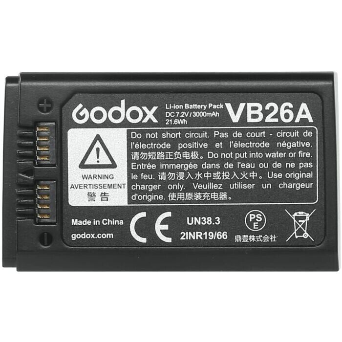 GODOX VB26A BATTERY FOR GODOX V1 & V860III (REPLACES VB26) | SPARE BATTERY