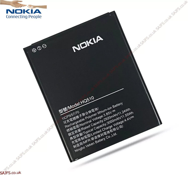 Genuine Nokia HQ510 Battery for NOKIA 2.2 TA-1179 TA-1183 TA-1188 TA-1191 3000mA