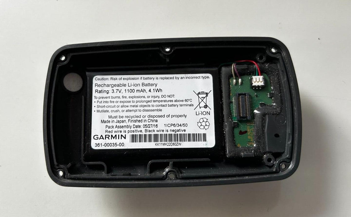 Garmin Edge 810 Back Plastic Cover With New Battery