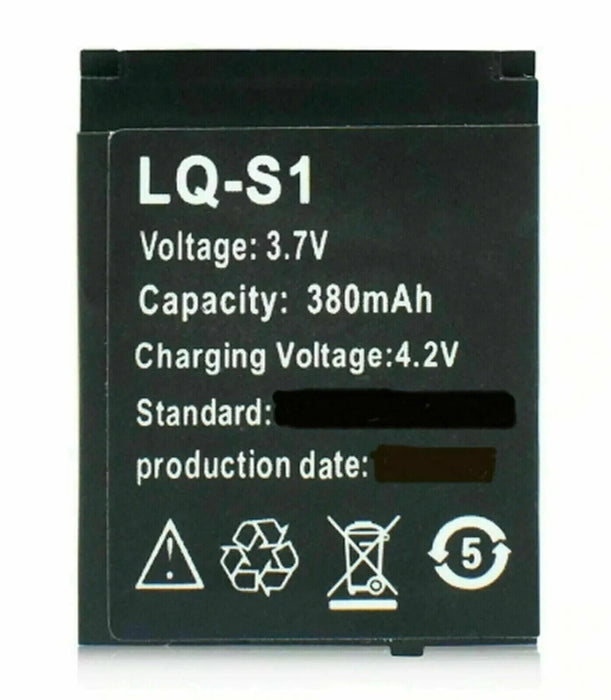 LQ-S1 3.7V 380mAh Rechargeable Li-ion Battery For Smart Watch New wi