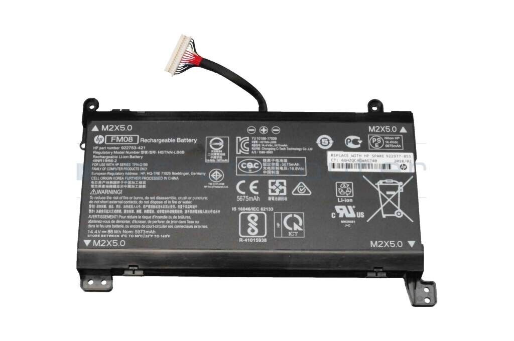 Genuine HP Omen 17-AN Battery 86Wh 14.4V 922977-855 922752-421 FM08