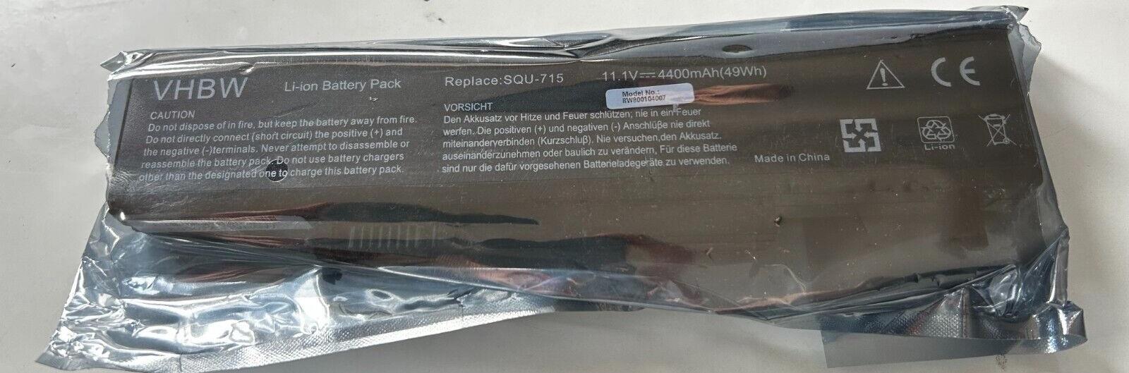 vhbw SQU-715 W35052LB-SY W35052LB W35078LD W35044LB Laptop Battery compatible wi