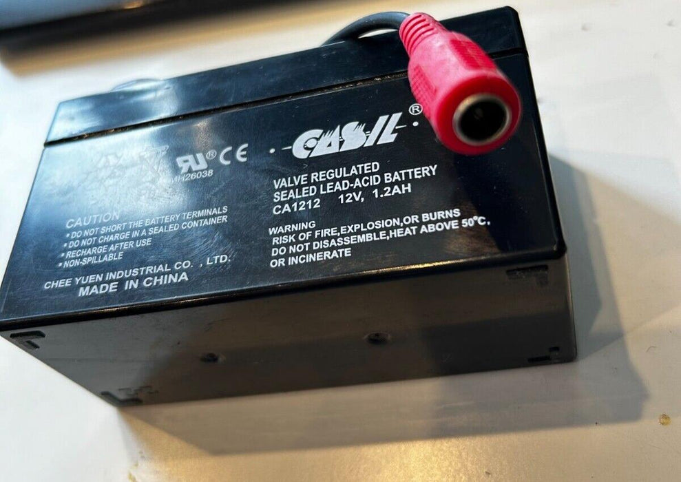 Honeywell Casil CA1212 UC12102 Intruder Alarm Battery 1.2AH 12V DC Rechargeable