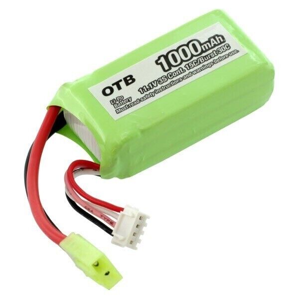 OTB Battery Li-Ion compatible with Parrot AR.Drone 11.1V, 1000mAh 15c