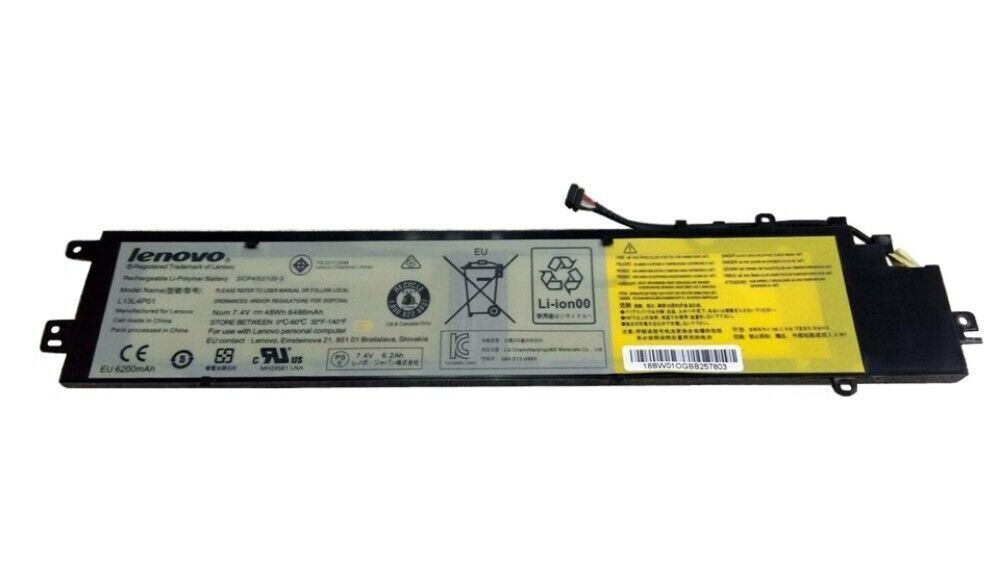 Battery 6500mAh for Lenovo Erazer Y40, L13C4P01, L13L4P01, L13M4P01