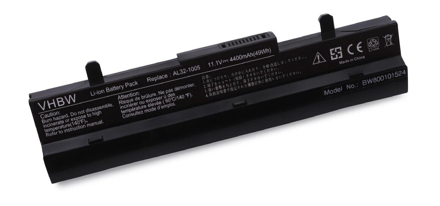 Battery Replaces ASUS AL32-1005, ML31-1005, ML32-1005, PL32-1005, TL31-1005 4400