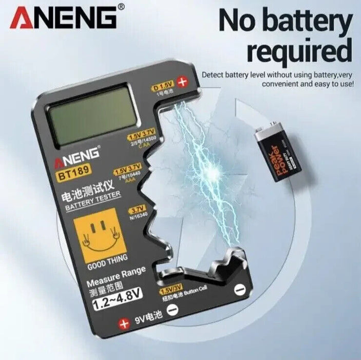 ANENG Digital Battery Tester, Capacity Checker, Volt Checker