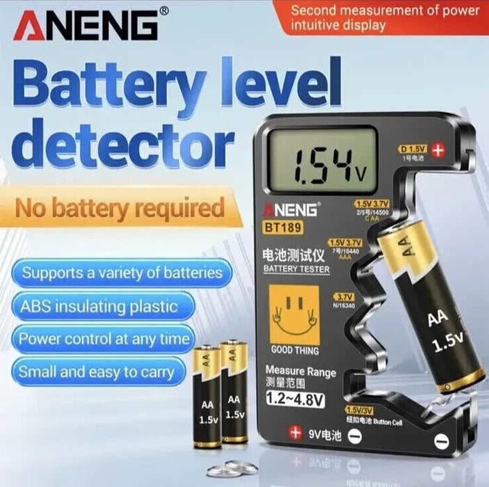 ANENG Digital Battery Tester, Capacity Checker, Volt Checker