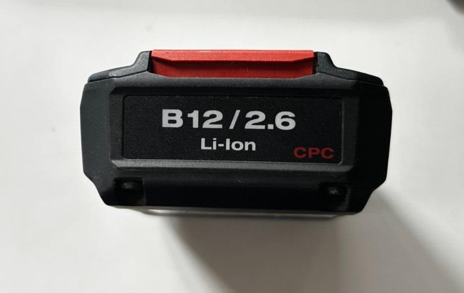 HILTI B12 30 Li-Ion Battery 12-Volt 2.6 AH, Rechargeable For 12 Tools Excellent