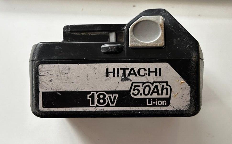 Hitachi 18V 5.0Ah 90Wh Li-ion BSL 1850 Power Tool Battery Used