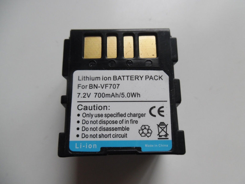 BN-VF707U BN-VF707 BNVF707U Battery pack for JVC GR-D244 MINI-DV Camcorder New