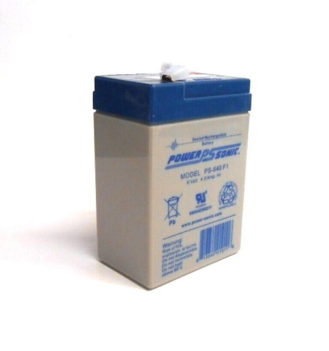 POWER SONIC BACKUP NON-SPILLABLE BATTERY PS-640-F1, F1 TERMINAL