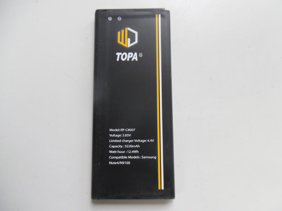 for samsung galaxy note 4 battery replacement battery oem 3220mAh