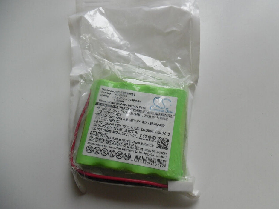 CS-TMX100BL Battery 2000mAh compatible with [Teleradio] LE-TX-MX10, LI-TX-MD10,