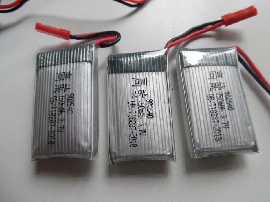 lipo battery charger with 902450 x 3 pieces 750mAh