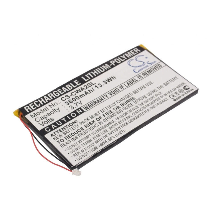 MP3, MP4, PMP Battery Cowon CS-CWA2SL (3600 mAh, 3.7 V)