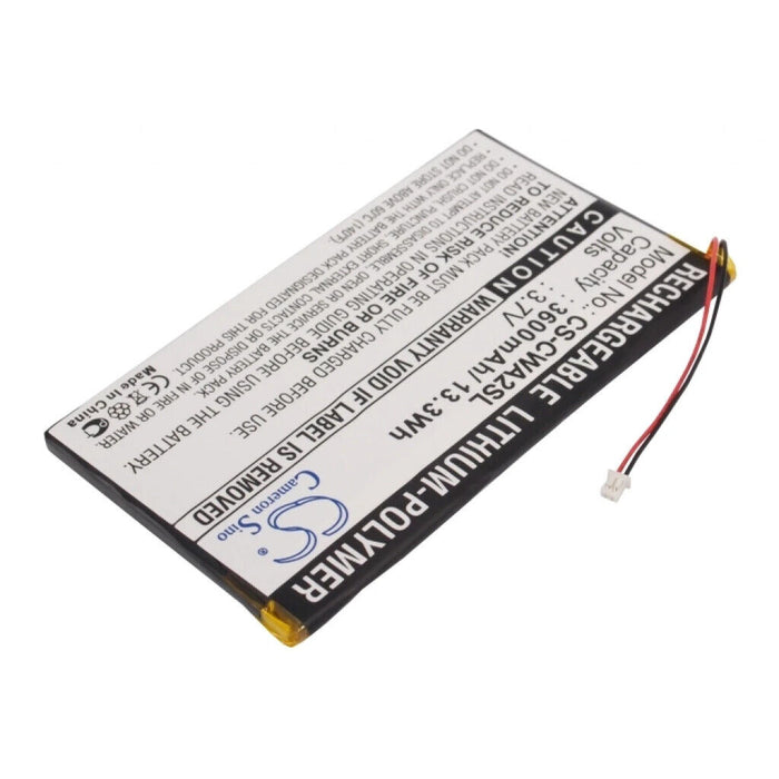 MP3, MP4, PMP Battery Cowon CS-CWA2SL (3600 mAh, 3.7 V)