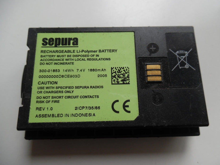 Battery 1880mAh for Sepura,300-01853,