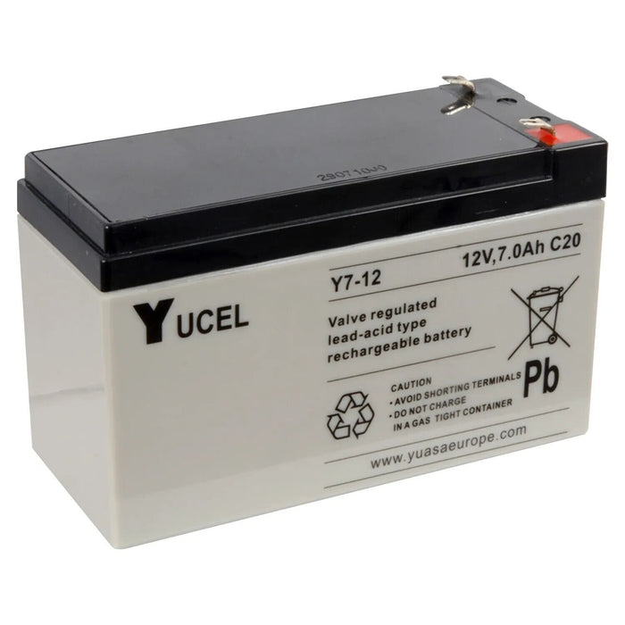 Y7-12 YUASA YUCEL BATTERY 12V 7AH VRLA