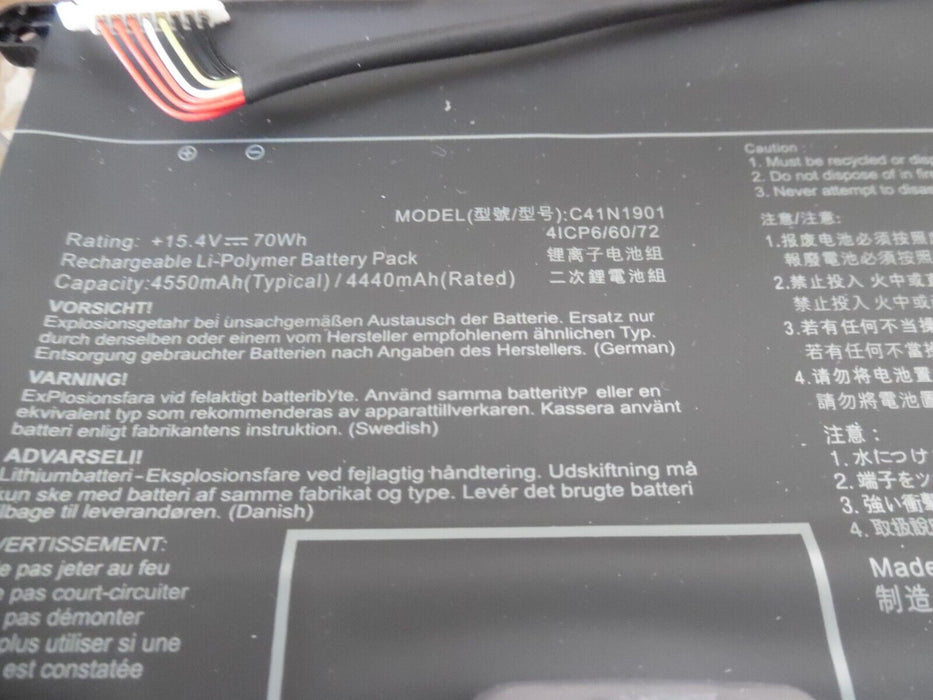 C41N1901 Battery Asus Zenbook Duo UX481F UX481FA UX4000F BM049T UX481FLY DB71T