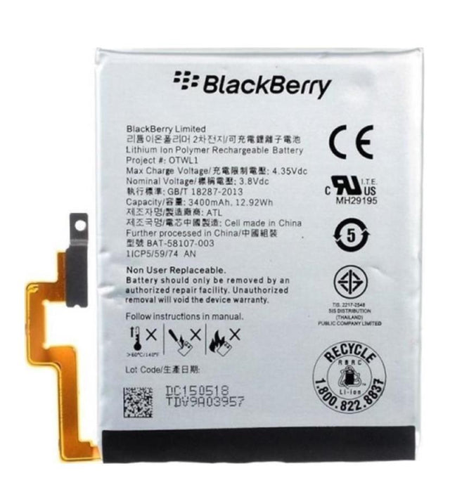 Genuine BlackBerry Passport Battery Q30 SQW100-1 SQW100-3 BAT-58107-003