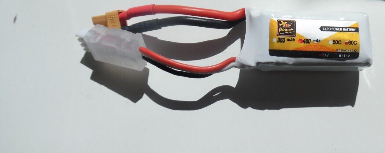 Zop Power 450mAh 60c Battery Lipo