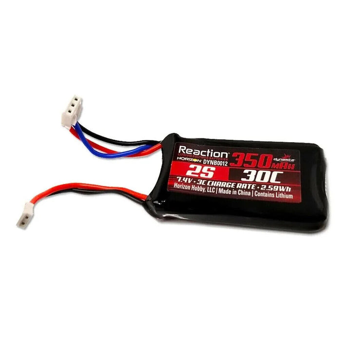 Dynamite SCX24 7.4V 350mAh 2S LiPo RC Car Battery Reaction Horizon DYNB0012