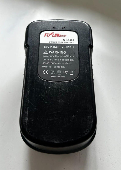 Flylinktech 18v 2.0Ah A18 Battery Replacement for Black and Decker A1718 HPB18 H