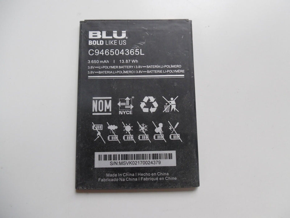 BLU L0110UU C946504365L 3650mAh 13.87Wh battery