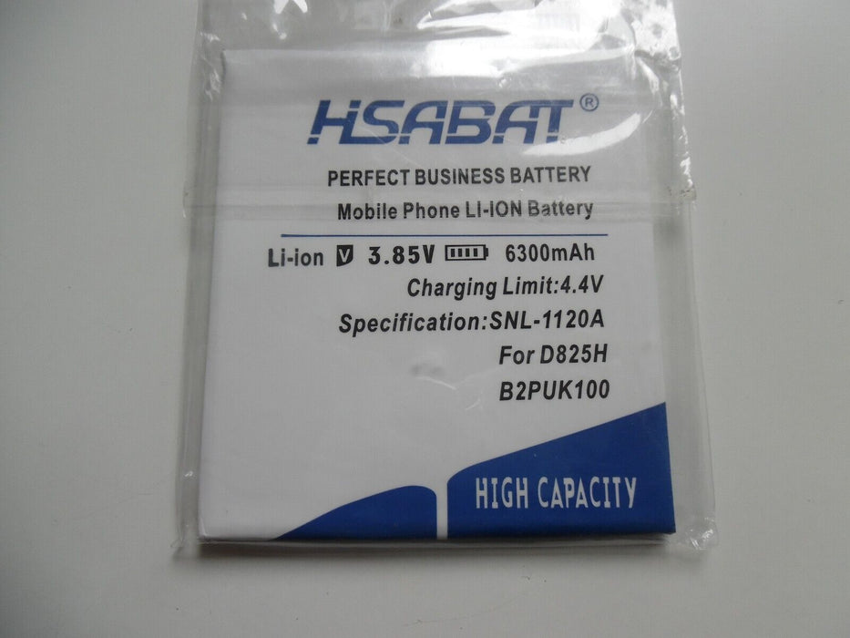 D825h battery for B2PUK100 6300mAh 3.85V