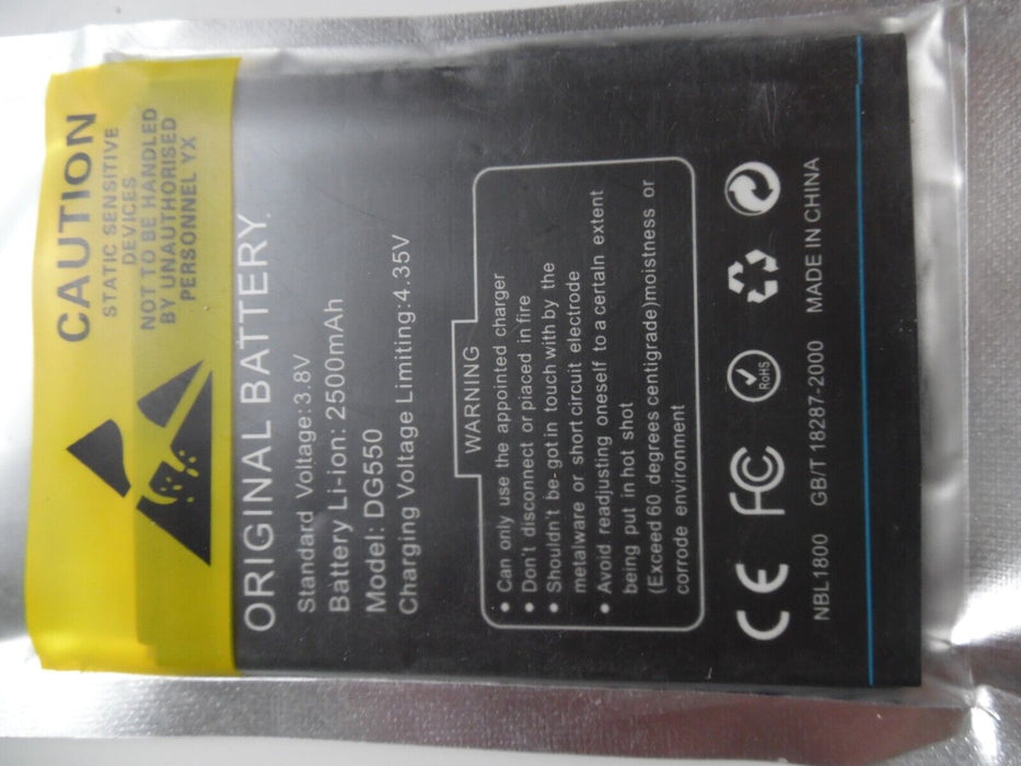 DG550 Battery 2500mAh for Doogee Dagger DG550