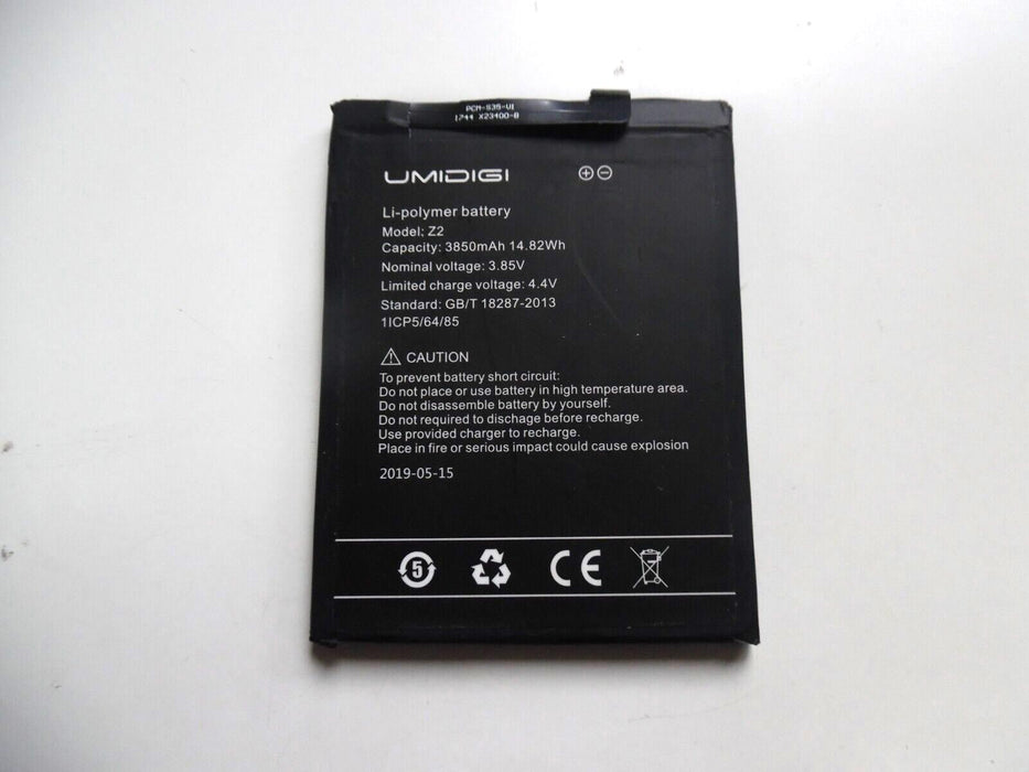 umidigi z2 battery 3850mAh 3.85V