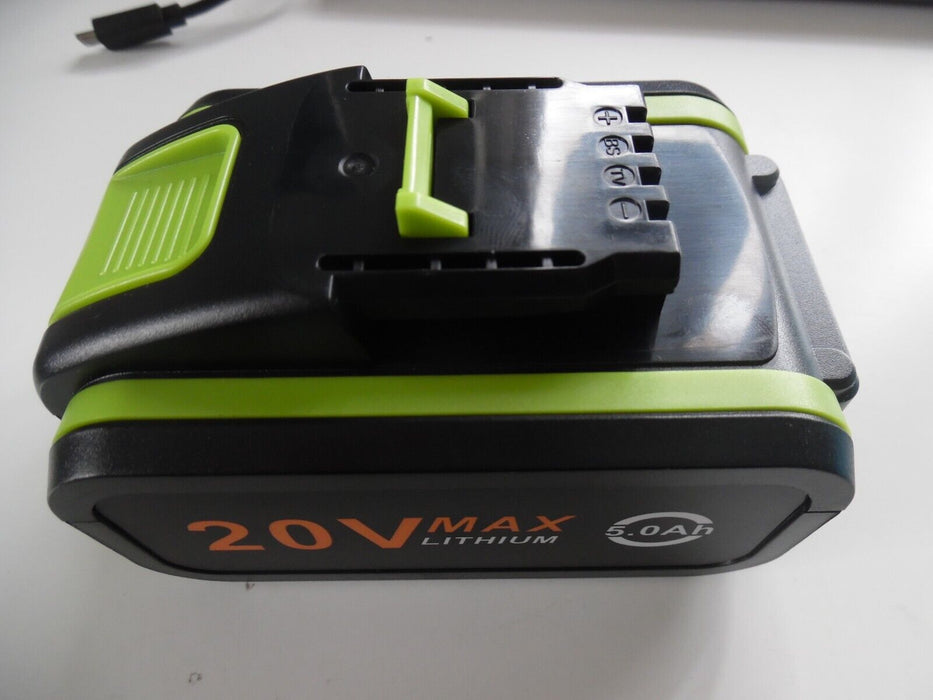 For Worx 5.Ah Battery 20V Li-Ion  WA3553