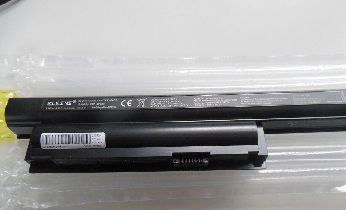 VGP-BPS26 VGP-BPS26A VGP-BPL26 Battery for Sony Vaio Laptop 4400mAh