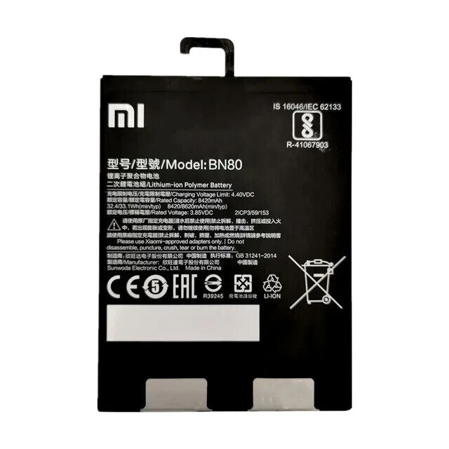 Xiaomi Original Battery BN80 For Xiaomi Pad4 Plus Tablet 4 Pad 4 Plus MiPad4 Pl