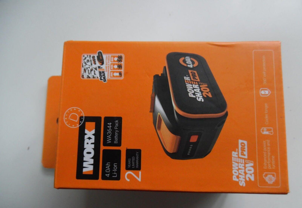 wa36644 worx 4.0Ah battery pack