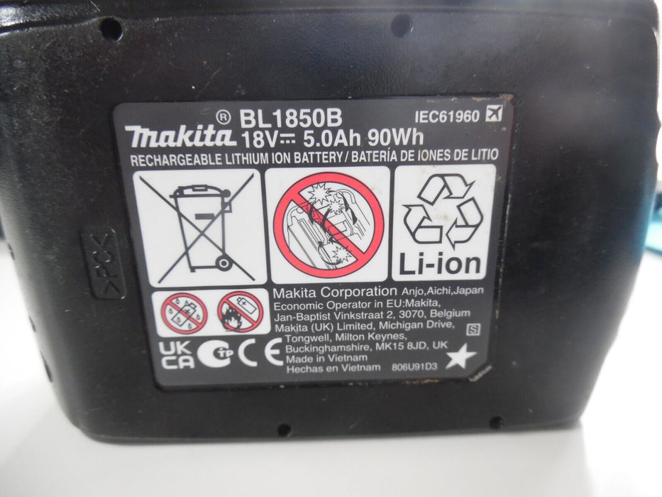 Genuine Makita BL1850B 18V 5.0Ah LXT Li-ion Battery 5Ah