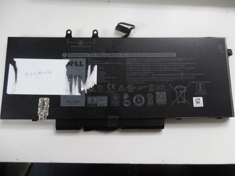 GENUINE DELL LATITUDE 5400 5500 BATTERY 68WH 4GVMP C5GV2 9JRYT MCV1G