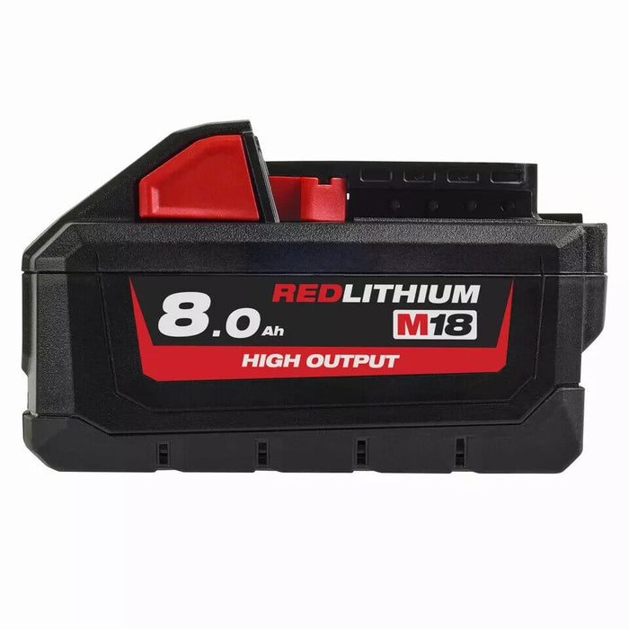 MILWAUKEE M18HB8 18V 8AH RED LI-ION HIGH OUTPUT BATTERY PACK