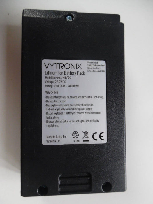 NEW BATTERY = Vytronix NIBC22 ONLY, Cordless Handheld Vacuum Cleaner Part