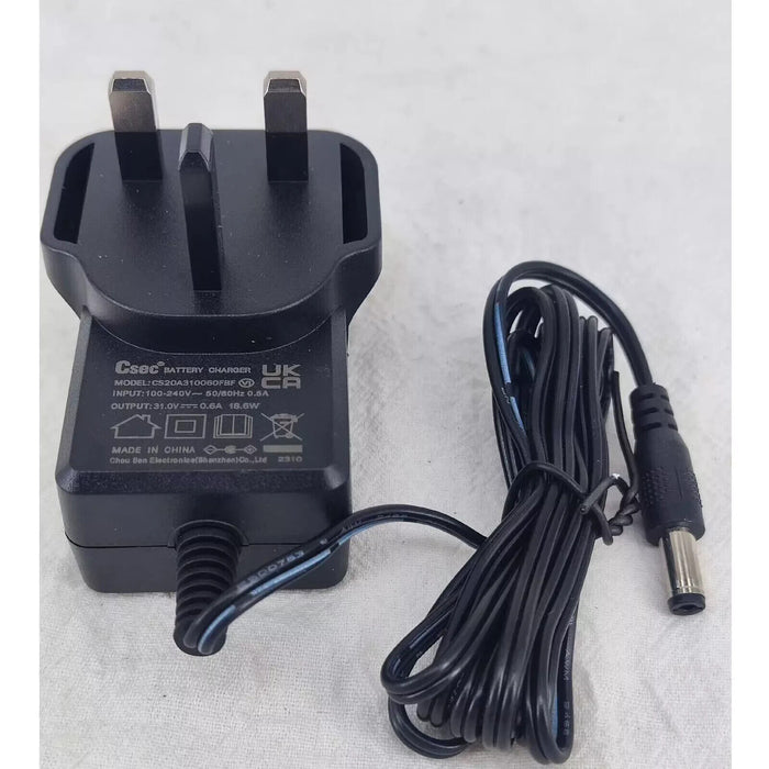 Csec CS20A310060FBF-UK 31V 0.6A 5.5*2.1mm AC Power Battery Charger