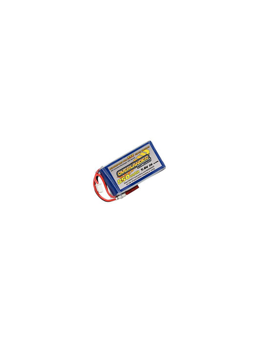 850mAh 2S 7.4v 35C LiPo Battery with BEC Connector