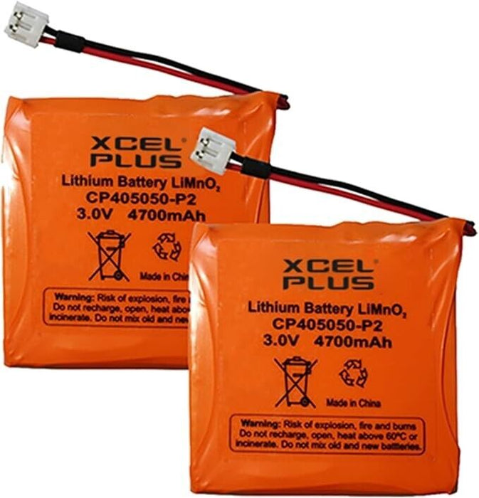 2 x XCEL Plus Replacement battery for a Pyronix Deltabell DELTABB-WE 3.0V Siren
