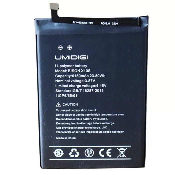 NEW eplacement Battery for UMIDIGI BISON X10S Smart Cell Phone